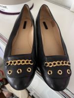 LONGCHAMP PARIS ROCKS Ballerinas 41 Schwarz Gold
