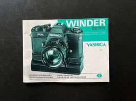 Gebrauchsanweisung YASHICA WINDER for FR
