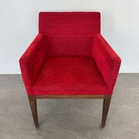 Accademia Eleganto Lounge-Sessel Rot