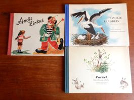 3 BEA Bücher Andis Zirkus, Familie Langbein, Purzel Haseng.