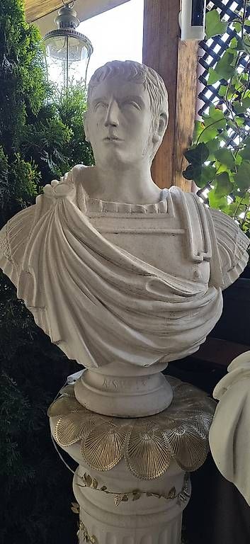 Sculture & Statue: Grosse Büste, Statue Kaiser Augustus, Gartenfigur – Usato da Kaufdorf venduto da Nati-Nati