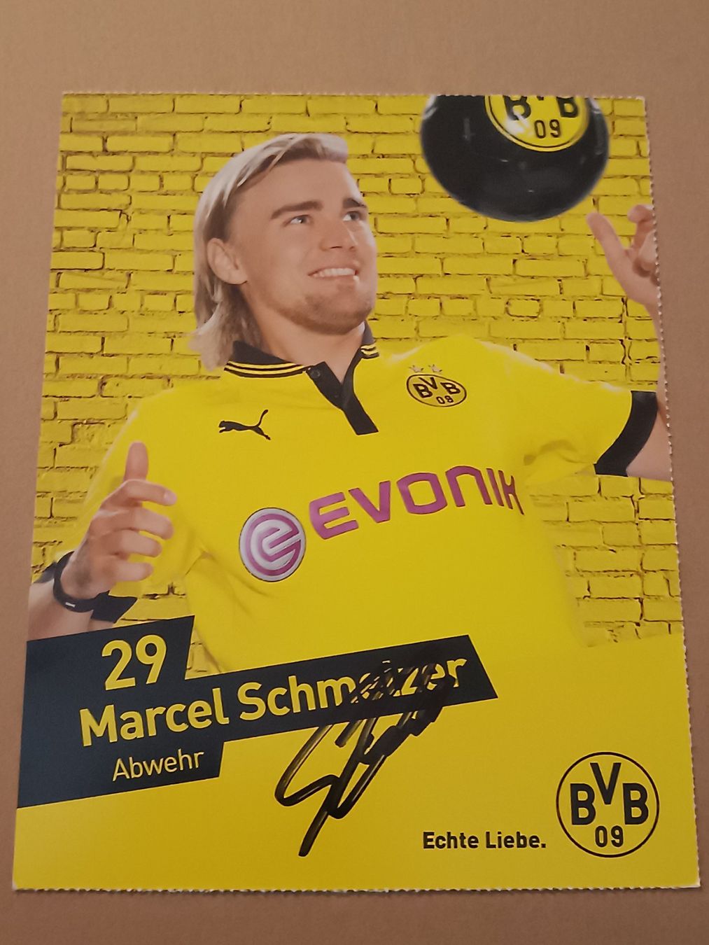 Autografi: Marcel Schmelzer - BVB - Borussia Dortmund - Handsigniert – Usato da Menziken venduto da Artographs