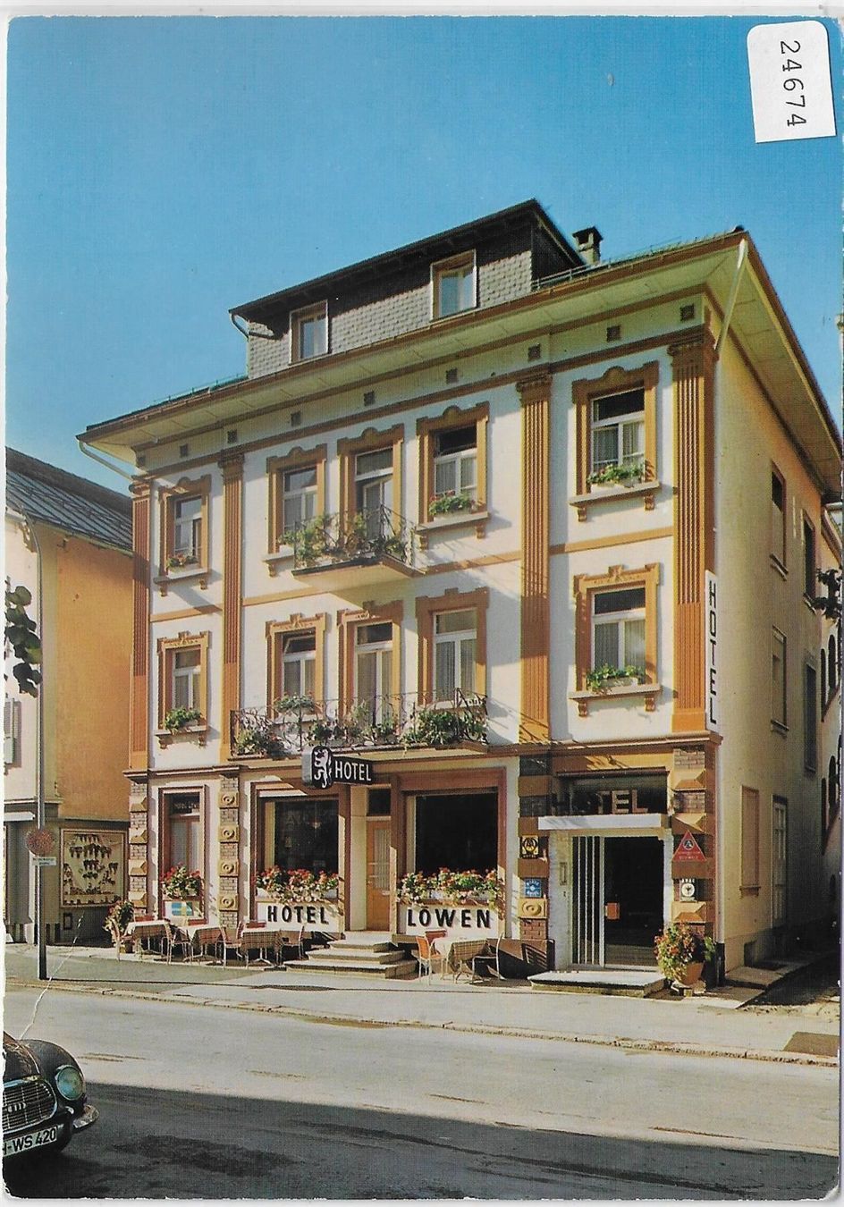 Cartoline postali: Hotel Löwen Meiringen BE – Antico da Ettingen venduto da Kartenplanet