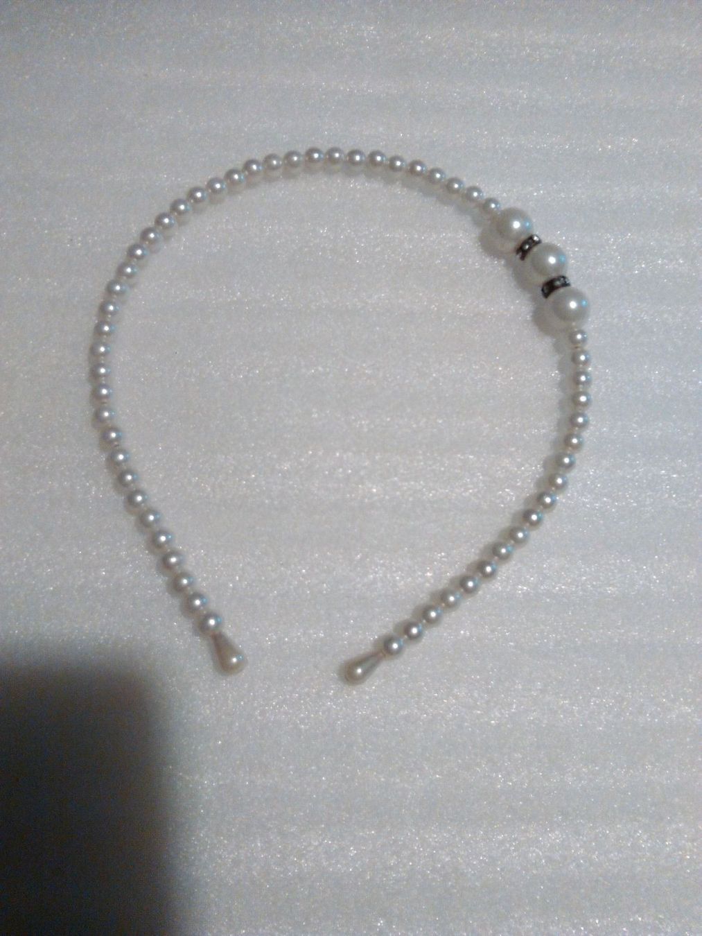 Accessori per capelli: HAARREIF;weiss PERLEN ;KRISTALL – Nuovo (secondo la descrizione) da Basel venduto da bijoutrie_4 3