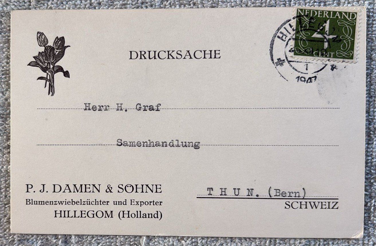Tous les timbres: DRUCKSACHE NEDERLAND – D'occasion à Ostermundigen par Wyatt-Earp