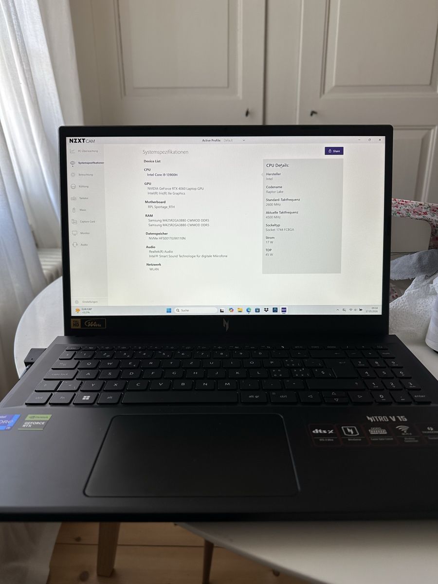 Acer Notebook: Acer Nitro V 15 / ab 1 Fr.! – Nuovo (secondo la descrizione) da Oberburg venduto da Kev.b