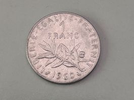 1 franco francese del 1960