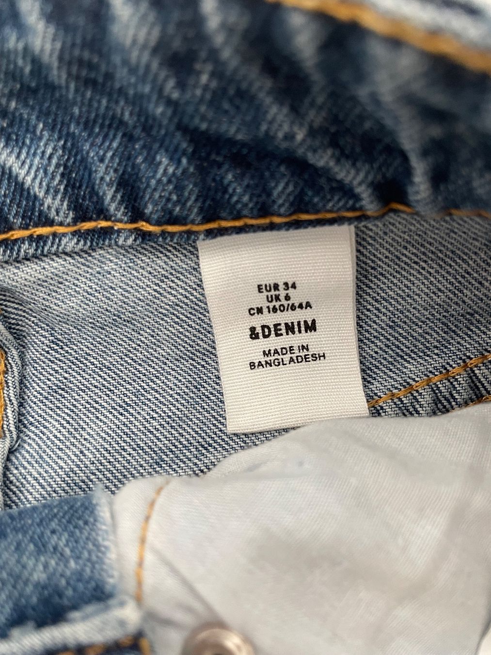 H&M Röcke: Jupe Jean Déchirée Taille Haute Bleu Clair Tendance – Gebraucht aus Sion von Mazarine_ 3