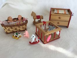 Baby Zimmer mit Zwillingen 1:12