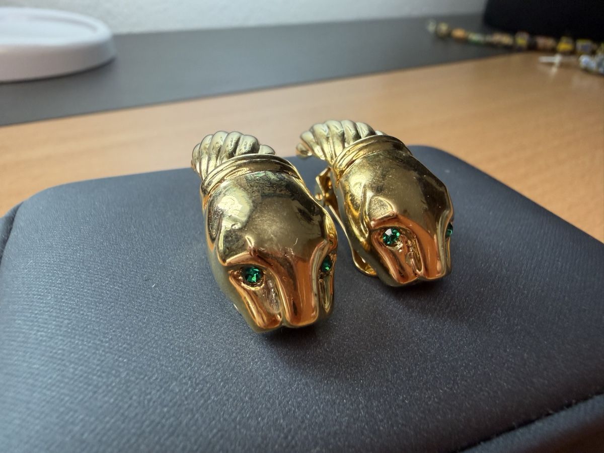 Orecchini pendenti & Orecchini a lobo: Vintage Ohrringe Clips Luxus Modeschmuck   – Usato da Lamone venduto da LaCantinaMagica 3