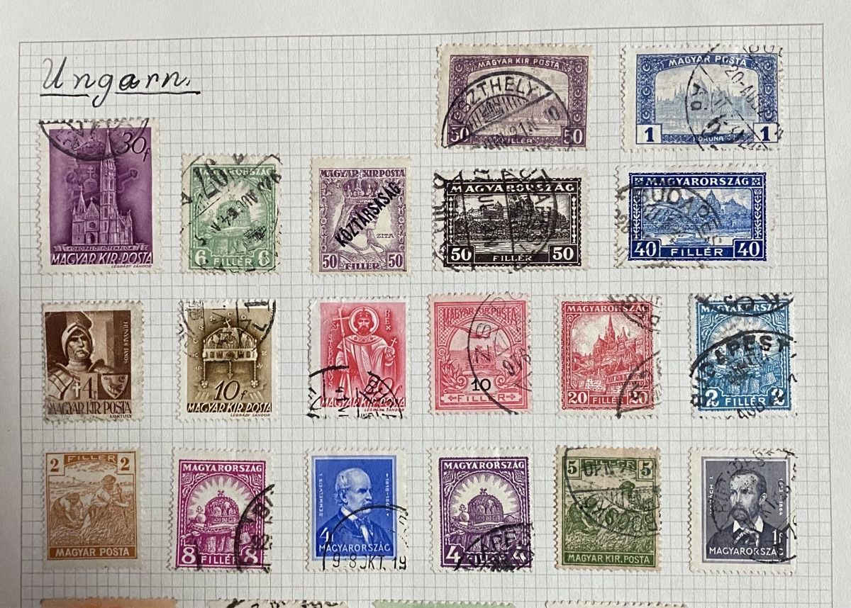 Tutti i francobolli: Timbres - Hongrie – Usato da Petit-Lancy venduto da Solcarm 1