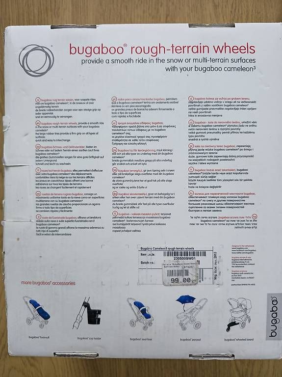 Bugaboo Carrozzine: Bugaboo rough-terrain wheels NEU – Usato da Weinfelden venduto da fab_99ml 1