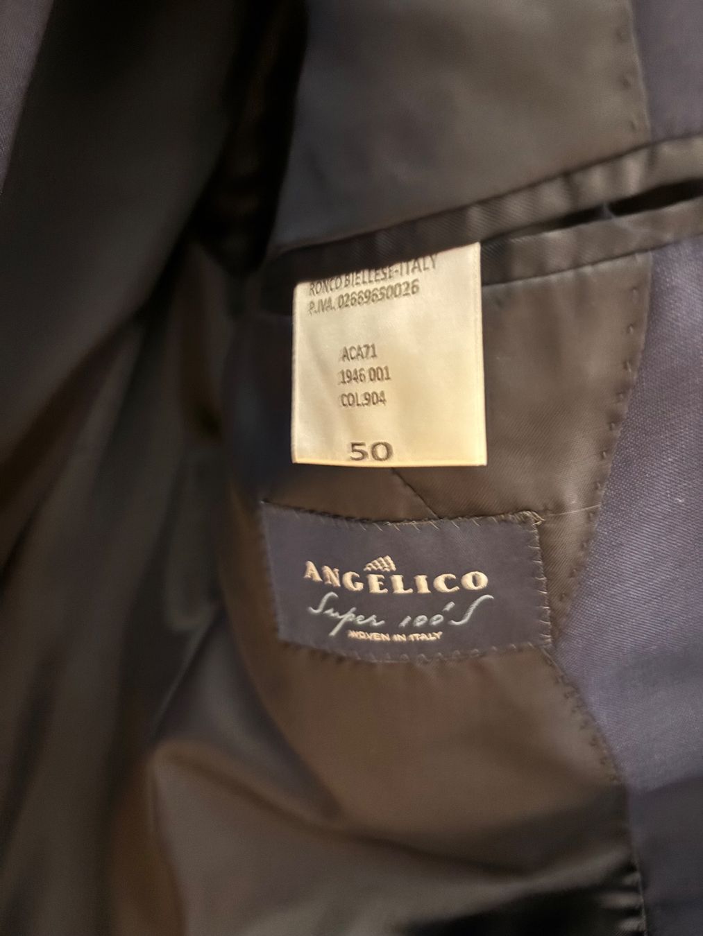 Completi: Angelico // Costume Bleu Taille 50 – Usato da Troinex venduto da dom89 1