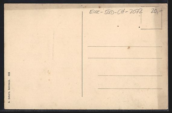Cartoline postali: AK St. Blaise, Vue d'ensemble, Centre – Usato da Berlin venduto da bartko-reher 1