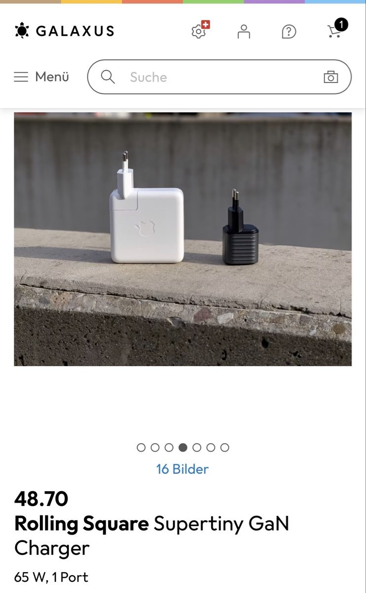 Ladegerät: Rolling Square Supertiny 65W USB-C Ladegerät z.B. Macbook – Neu (gemäss Beschreibung) aus Olten von Lamb_of_God 6