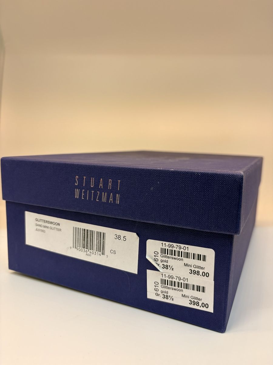 Stuart Weitzman Chaussures femmes: Stuart Weitzman Glitterswoon Pump Gold Glutter Eu 38.5 – D'occasion à Wollerau par Florencio.M 2