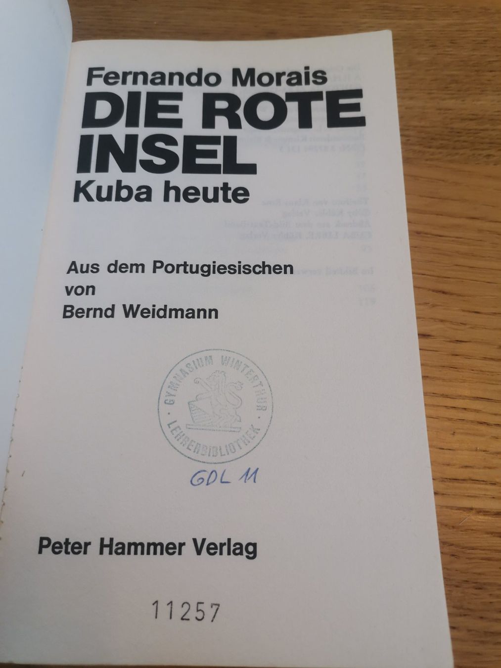 Libri: Die Rote Insel - Kuba heute – Usato da Wiesendangen venduto da MMoretto 1