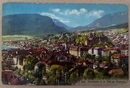 NEUCHATEL - et le Val de Travers - gel. 1913 Ansichtskarte
