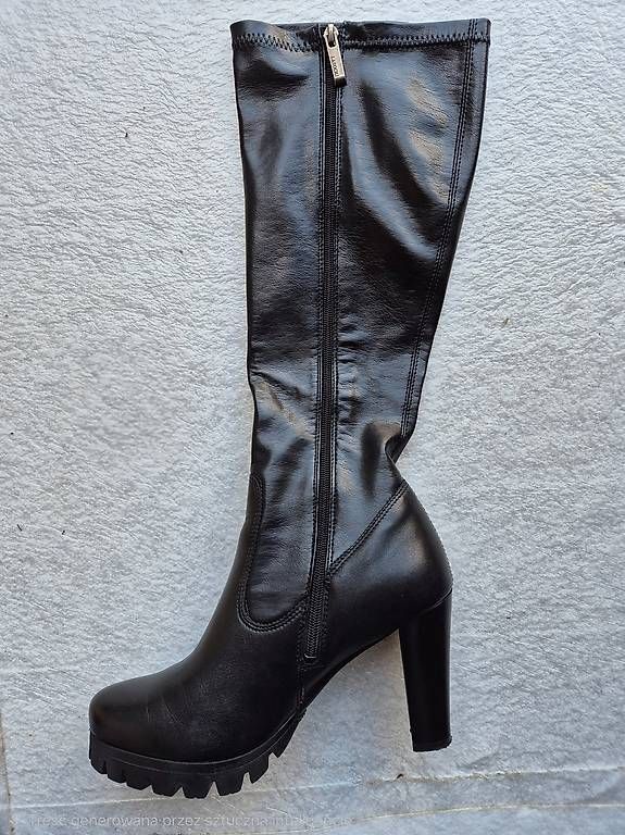 Damenschuhe: Bottes à talons en cuir – Gebraucht aus Le Pâquier NE von kat_xh6t 1