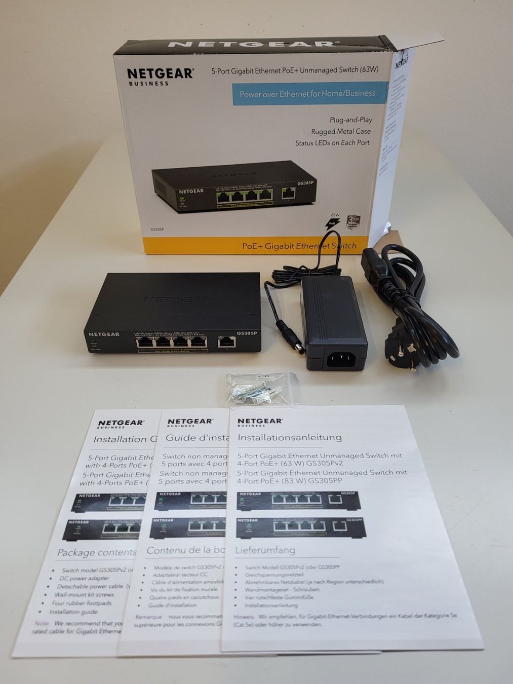 Netgear Hubs & Switches: Netgear GS305Pv2 – Gebraucht aus Brügg BE von POU-BELLE