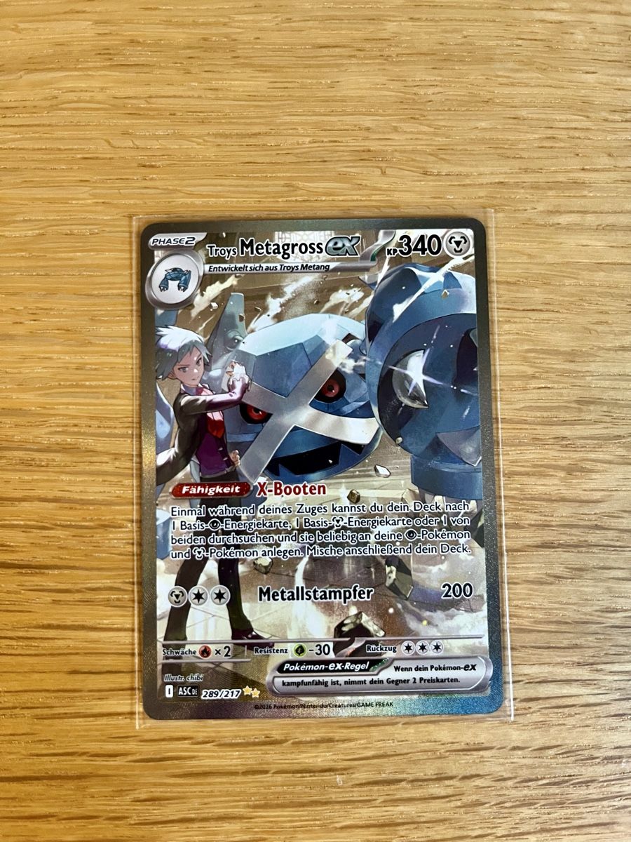 Pokémon Sammelbilder & Trading cards: Troys Metagross Ex Boosterfrisch – Neu (gemäss Beschreibung) aus Basel von dav_hg9q