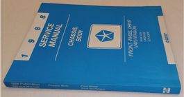 1988 Werkstatthandbuch DODGE PLYMOUTH CARAVAN VOYAGER FWD