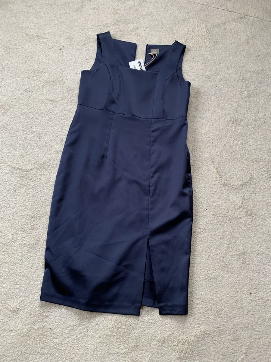 Manor Vestiti: Satin Etuikleid neu, Grösse 36/S, – Nuovo e nell'imballaggio originale da Sempach venduto da katzaana3