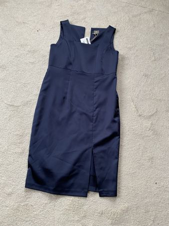 Satin Etuikleid neu, Grösse 36/S,