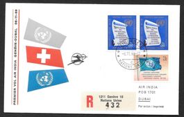 Erstflug Genf - Dubai ab UNO Genf 6.11.1969