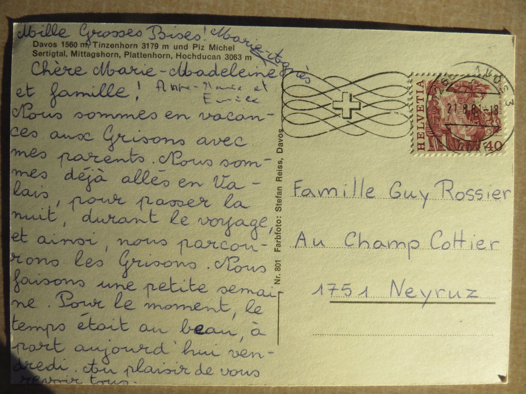 Cartes postales: Davos – D'occasion à Oberriet SG par ret_7j2k 1