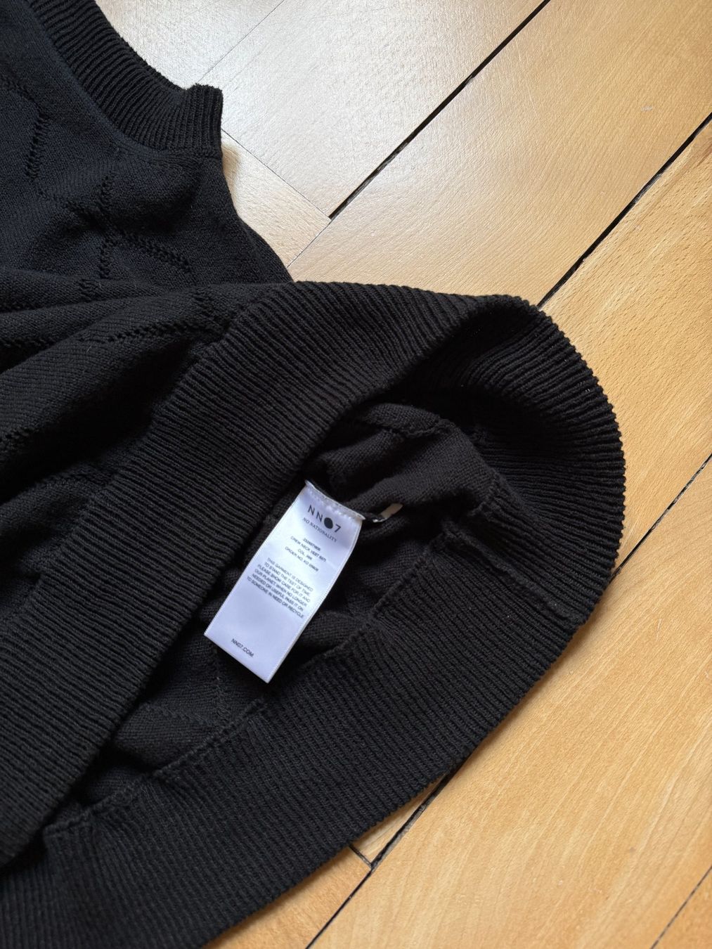 Gilets & Westen: NN.07 - Strickpullunder Gilet schwarz M – Gebraucht aus Zürich von Diazaio 2