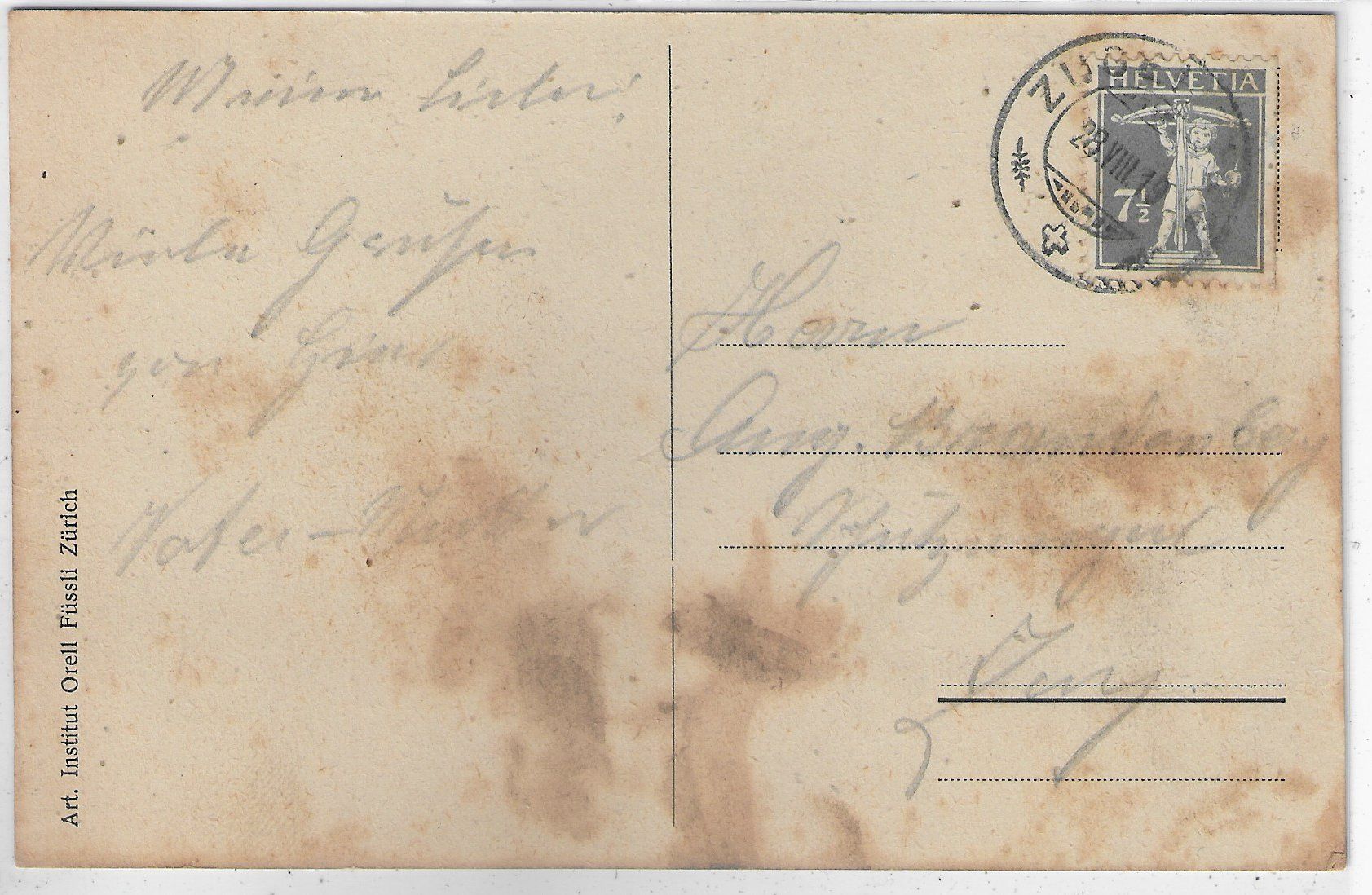 Cartoline postali: Hotel Schönfels Zugerberg -  Chalet – Difettoso da Ettingen venduto da Kartenplanet 1