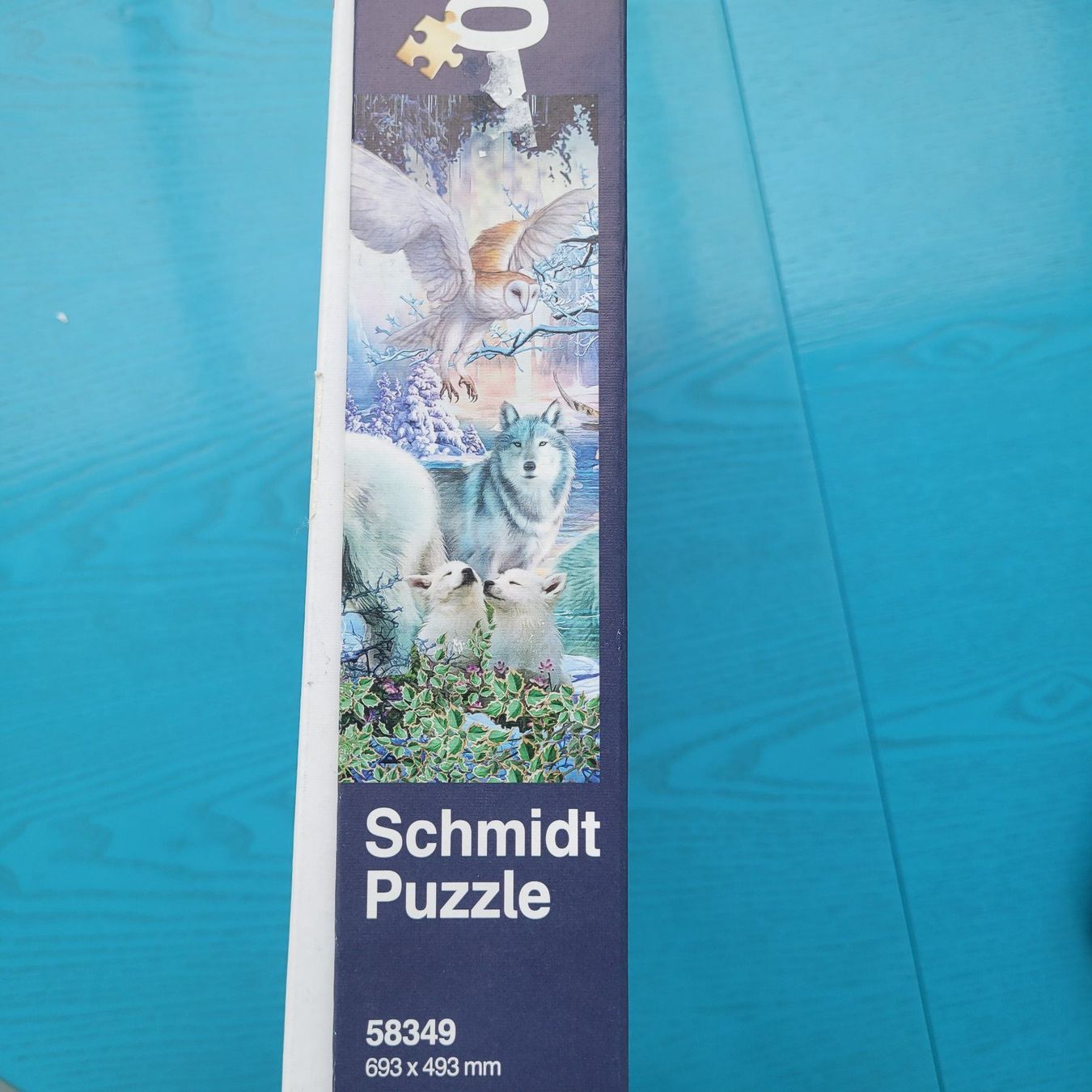 Puzzles: Wölfe im Winterwald- Schmidt Puzzle 1000 Teile – Gebraucht aus SCHÜBELBACH von CoKaHa 1