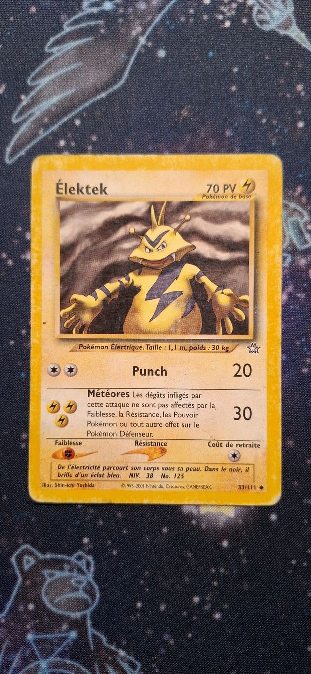 Pokémon Cartes à collectionner: Elektek 33/111 - Neo Genesis FR – D'occasion à Petit-Lancy par Kara_TCG 1