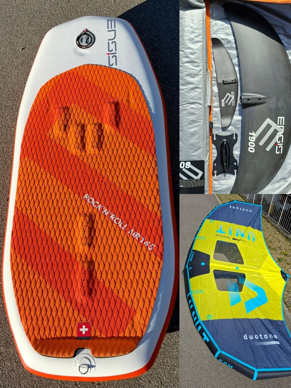 Ensis Tavole da surf e di nuoto: Wingfoilboard ENSIS 145Liter – Usato da Fällanden venduto da Nmustang