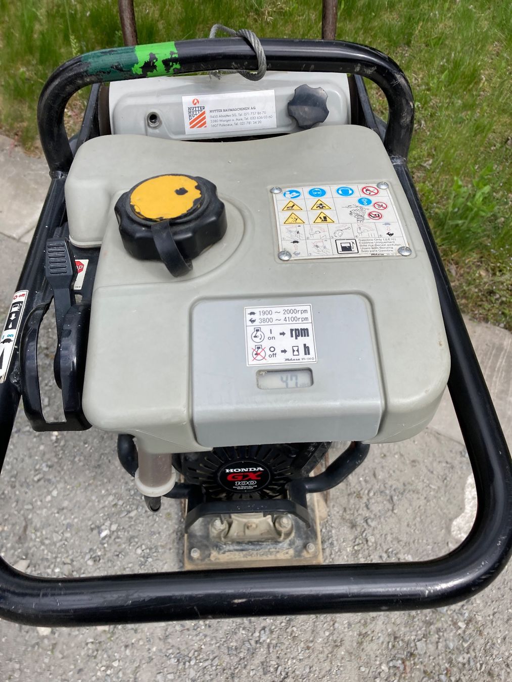 Alle Maschinen: Grabenstampfer Hutter T 70 – Gebraucht aus Rhäzüns von Eibe07 1