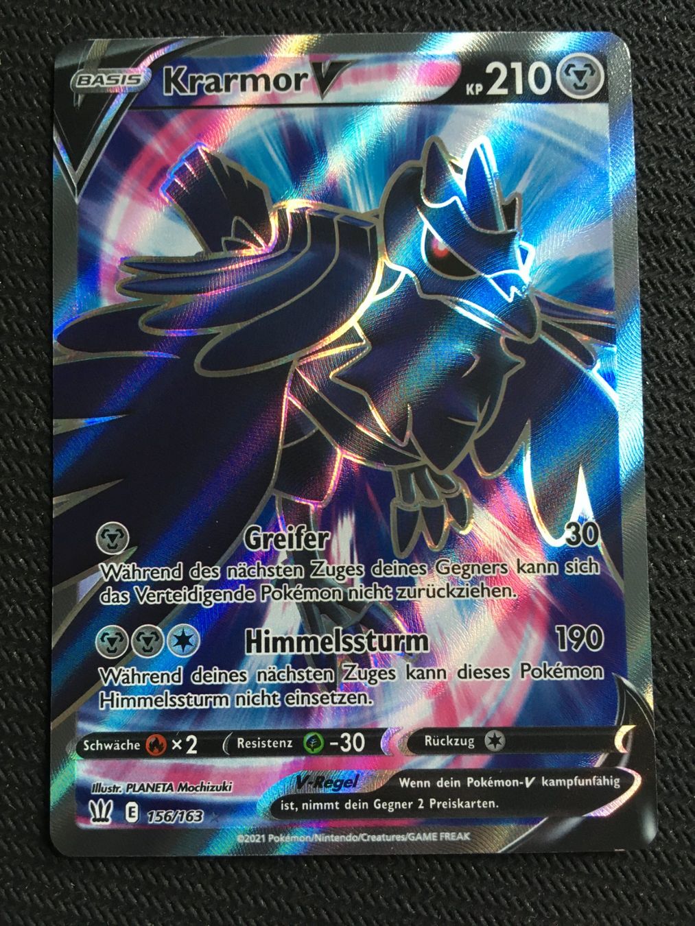 Pokémon Carte collezionabili: BST 156 Krarmor V - Pokémon - Kampfstile - DE – Nuovo (secondo la descrizione) da St.Gallen venduto da Punktchen01