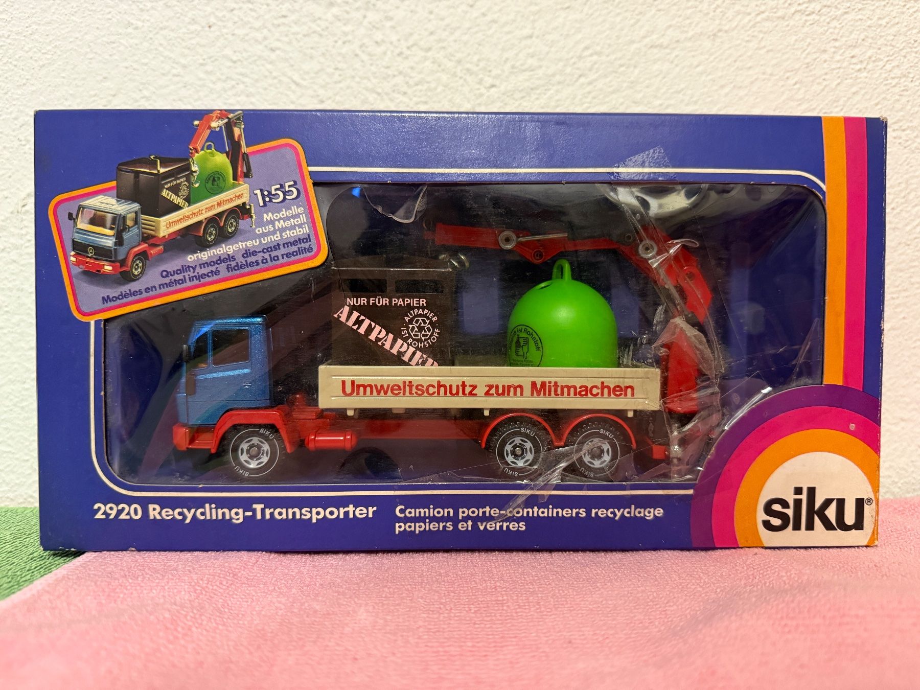 Siku Giocattoli: Siku 2920 Recycling-Transporter – Nuovo e nell'imballaggio originale da Ennetbürgen venduto da Siku-Sammlung 2