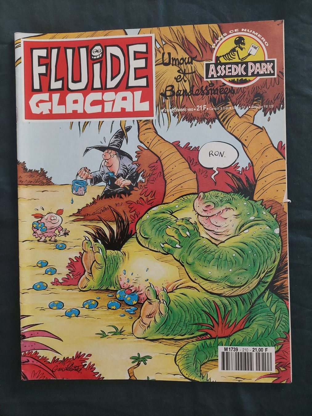 Fumetti: Fluide Glacial No 210 Déc. 1993 BE+ – Usato da Genève venduto da Blu_BD