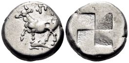 Thrace. BYZANTION AR Siglos (Circa 340-320 BC)