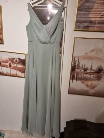 Abendkleid mintgrün Grösse 38/40 neuwertig