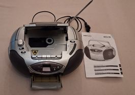 Radiocassette portable avec lecteur CD et radio MCD-96