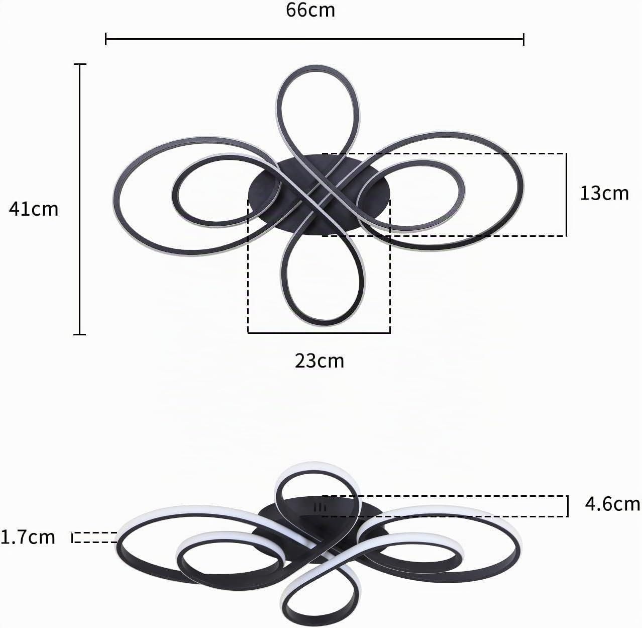 Lustres & lampes de plafonds: LED Deckenleuchte Deckenlampe Wohnzimmerlampe 65W dimmbar – Neuf avec emballage d'origine à Herisau par Serenco 6