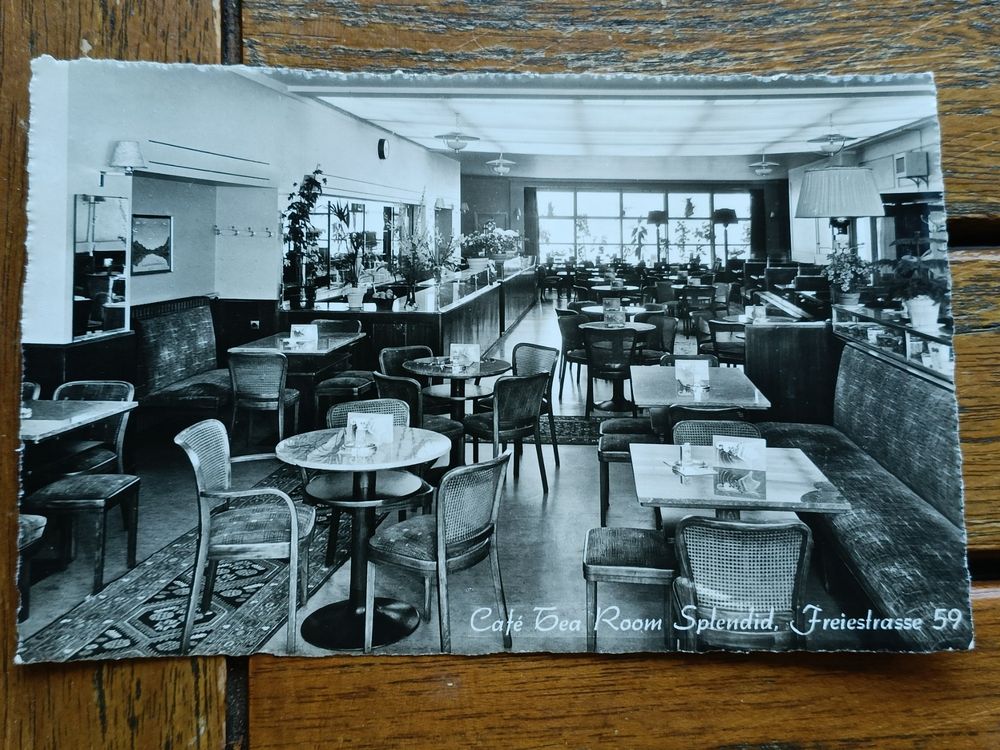 Photo Karte / Cafe Tea Room Splendid Freiestr. 59 Basel Kaufen auf