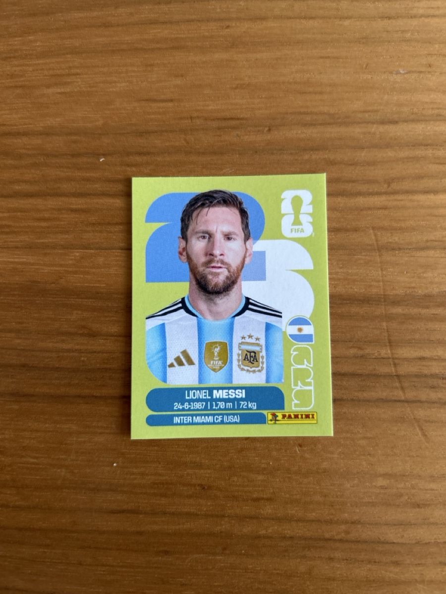 Panini Carte collezionabili: Panini Sticker Lionel Messi WM 2026 – Nuovo (secondo la descrizione) da Amriswil venduto da ikarus_