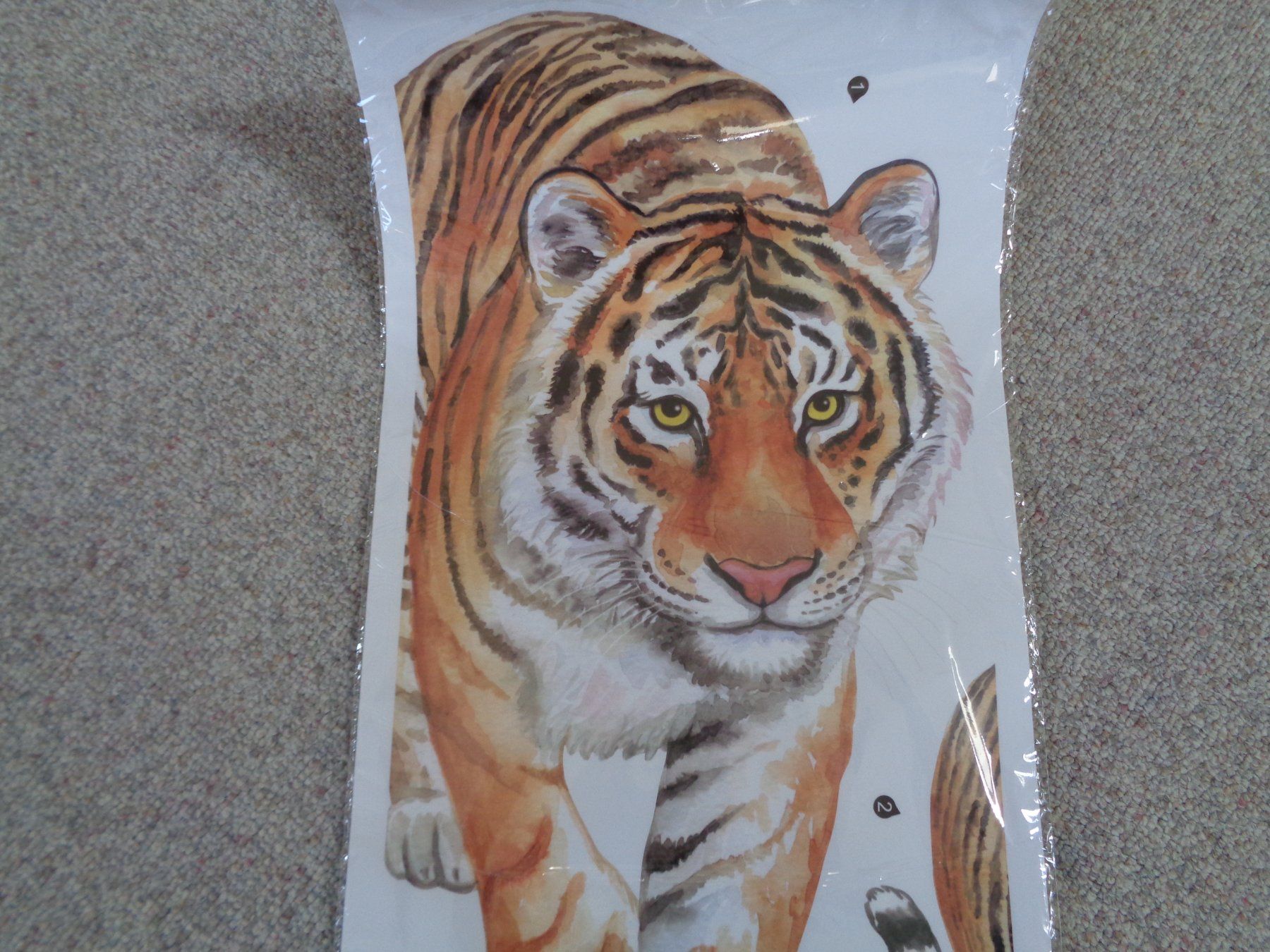 Sticker: Stehender Tiger Wandtattoo 57x30 cm – Nuovo e nell'imballaggio originale da Langenbruck venduto da Gumsi 2