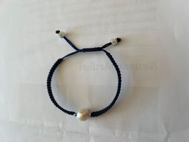 Schönes Damen Armband mit Perle, neuwertig & topaktuell!