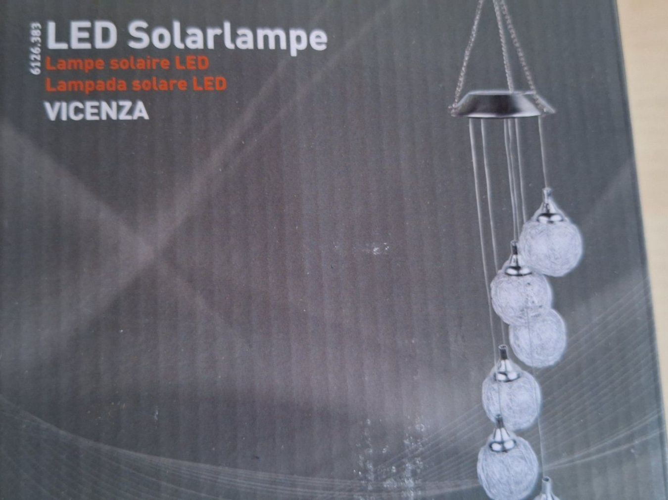 Tutte le decorazioni: LED Solarlampe , hängend ,6 Kugel – Usato da Dornach venduto da majo8689 2