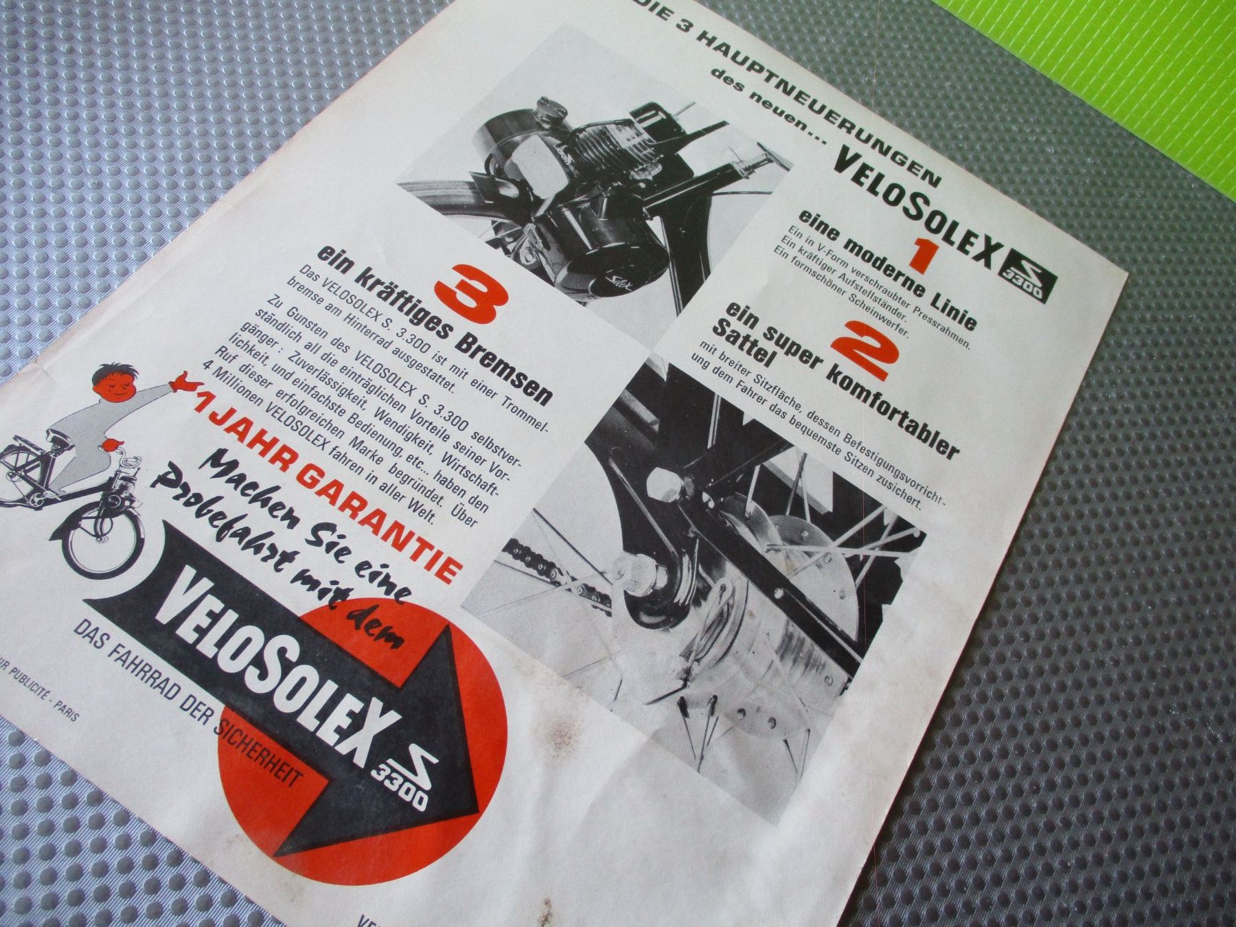 Documenti: Velo Solex S 3300 Prospekt, Original, – Usato da Ottikon Gossau ZH venduto da hokuspokus 8