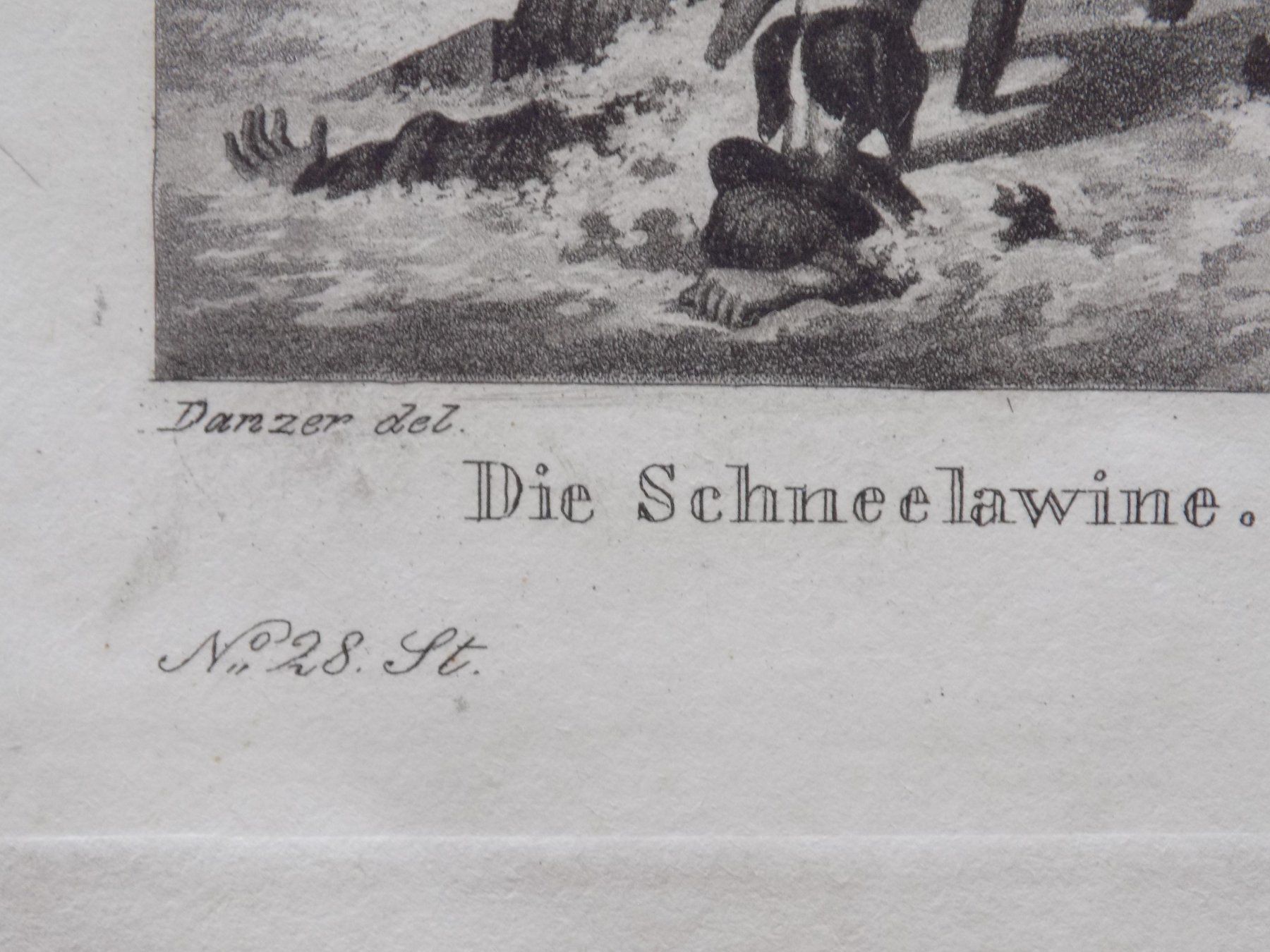 Gravures: L'avalanche Valais Bourg-St-Pierre – D'occasion à Risch par Rischli15 2